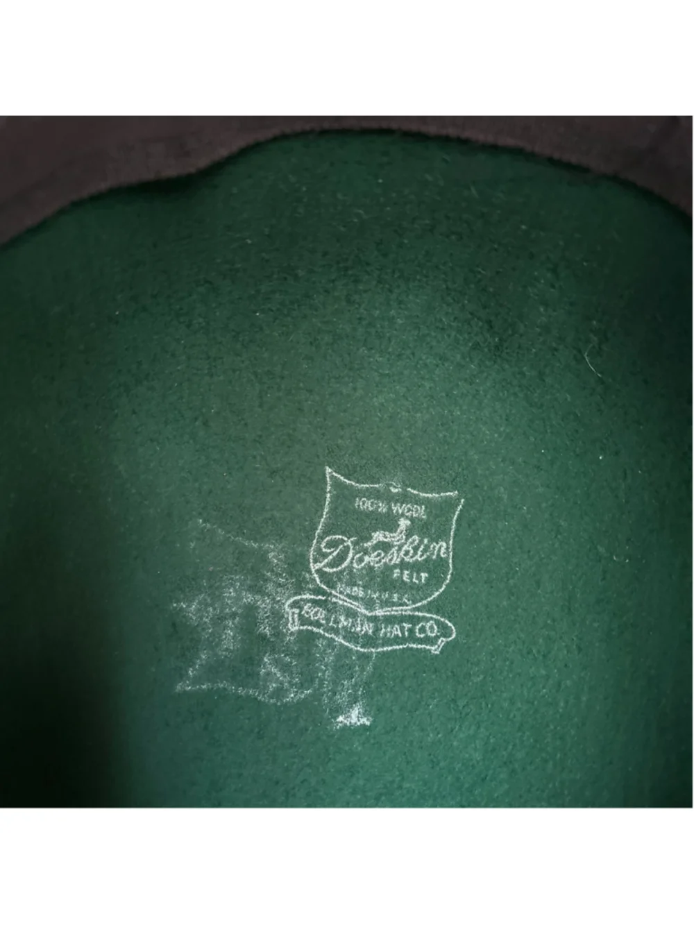 Women's Bollman Hat Co. Wool Felt Hat One Size Green Black